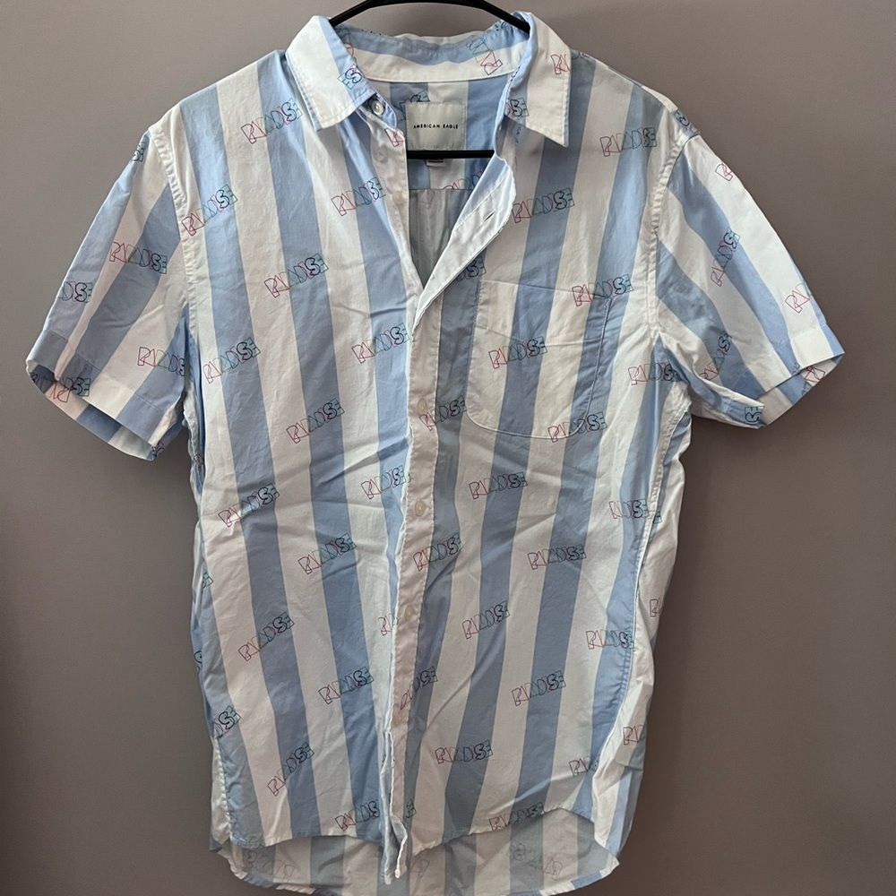 American Eagle short sleeve button up.